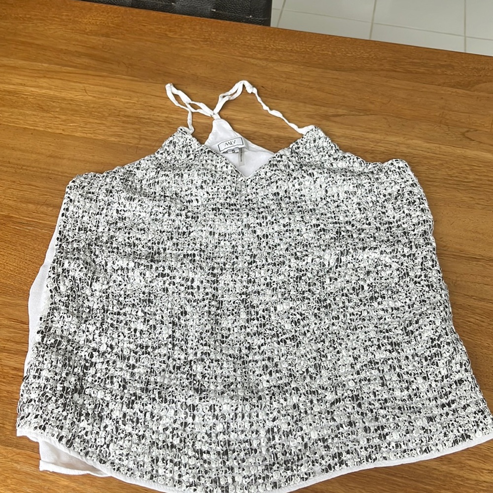 MLV SEQUIN HALTER TOP